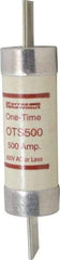 Ferraz Shawmut - 300 VDC, 600 VAC, 500 Amp, Fast-Acting General Purpose Fuse - Clip Mount, 13-3/8" OAL, 20 at DC, 50 at AC kA Rating, 3-1/8" Diam - Apex Tool & Supply
