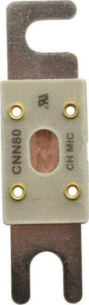 Ferraz Shawmut - 80 Amp Visible Link Flat Forklift & Truck Fuse - 125VAC, 48VDC, 3.18" Long x 0.75" Wide, Littelfuse CNN80, Bussman ANN80, Ferraz Shawmut CNN80 - Apex Tool & Supply