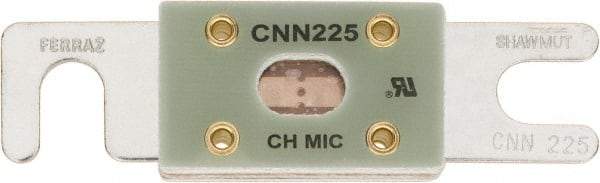 Ferraz Shawmut - 225 Amp Visible Link Flat Forklift & Truck Fuse - 125VAC, 48VDC, 3.18" Long x 0.75" Wide, Littelfuse CNN225, Bussman ANN225, Ferraz Shawmut CNN225 - Apex Tool & Supply
