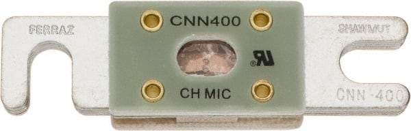 Ferraz Shawmut - 400 Amp Visible Link Flat Forklift & Truck Fuse - 125VAC, 48VDC, 3.18" Long x 0.75" Wide, Littelfuse CNN400, Bussman ANN400, Ferraz Shawmut CNN400 - Apex Tool & Supply