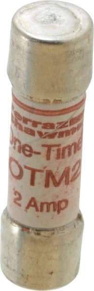 Ferraz Shawmut - 250 VAC, 2 Amp, Fast-Acting General Purpose Fuse - Clip Mount, 1-1/2" OAL, 10 at AC kA Rating, 13/32" Diam - Apex Tool & Supply