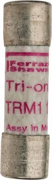 Ferraz Shawmut - 250 VAC, 1.25 Amp, Time Delay General Purpose Fuse - Clip Mount, 1-1/2" OAL, 10 at AC kA Rating, 13/32" Diam - Apex Tool & Supply