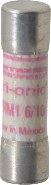 Ferraz Shawmut - 250 VAC, 1.6 Amp, Time Delay General Purpose Fuse - Clip Mount, 1-1/2" OAL, 10 at AC kA Rating, 13/32" Diam - Apex Tool & Supply
