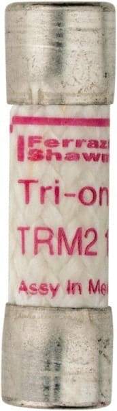 Ferraz Shawmut - 250 VAC, 2.25 Amp, Time Delay General Purpose Fuse - Clip Mount, 1-1/2" OAL, 10 at AC kA Rating, 13/32" Diam - Apex Tool & Supply