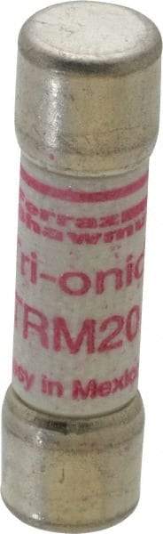 Ferraz Shawmut - 250 VAC, 20 Amp, Time Delay General Purpose Fuse - Clip Mount, 1-1/2" OAL, 10 at AC kA Rating, 13/32" Diam - Apex Tool & Supply