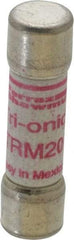 Ferraz Shawmut - 250 VAC, 20 Amp, Time Delay General Purpose Fuse - Clip Mount, 1-1/2" OAL, 10 at AC kA Rating, 13/32" Diam - Apex Tool & Supply