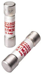 Ferraz Shawmut - 600 VAC/VDC, 0.13 Amp, Fast-Acting General Purpose Fuse - Clip Mount, 1-1/2" OAL, 100 at AC/DC kA Rating, 13/32" Diam - Apex Tool & Supply