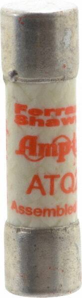 Ferraz Shawmut - 500 VAC, 0.2 Amp, Time Delay General Purpose Fuse - Clip Mount, 1-1/2" OAL, 10 at AC kA Rating, 13/32" Diam - Apex Tool & Supply