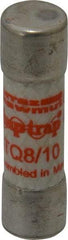 Ferraz Shawmut - 500 VAC, 0.8 Amp, Time Delay General Purpose Fuse - Clip Mount, 1-1/2" OAL, 10 at AC kA Rating, 13/32" Diam - Apex Tool & Supply