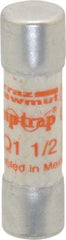 Ferraz Shawmut - 500 VAC, 1.5 Amp, Time Delay General Purpose Fuse - Clip Mount, 1-1/2" OAL, 10 at AC kA Rating, 13/32" Diam - Apex Tool & Supply