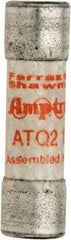 Ferraz Shawmut - 500 VAC, 2.25 Amp, Time Delay General Purpose Fuse - Clip Mount, 1-1/2" OAL, 10 at AC kA Rating, 13/32" Diam - Apex Tool & Supply