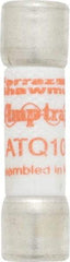 Ferraz Shawmut - 500 VAC, 10 Amp, Time Delay General Purpose Fuse - Clip Mount, 1-1/2" OAL, 10 at AC kA Rating, 13/32" Diam - Apex Tool & Supply
