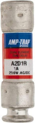 Ferraz Shawmut - 250 VAC/VDC, 1 Amp, Time Delay General Purpose Fuse - Clip Mount, 51mm OAL, 100 at DC, 200 at AC kA Rating, 9/16" Diam - Apex Tool & Supply