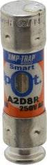 Ferraz Shawmut - 250 VAC/VDC, 8 Amp, Time Delay General Purpose Fuse - Clip Mount, 51mm OAL, 100 at DC, 200 at AC kA Rating, 9/16" Diam - Apex Tool & Supply