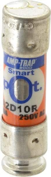 Ferraz Shawmut - 250 VAC/VDC, 10 Amp, Time Delay General Purpose Fuse - Clip Mount, 51mm OAL, 100 at DC, 200 at AC kA Rating, 9/16" Diam - Apex Tool & Supply