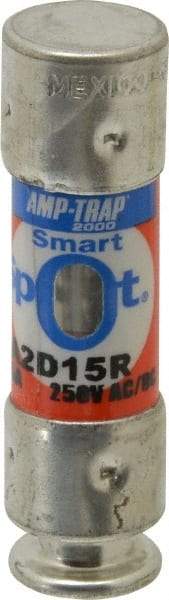 Ferraz Shawmut - 250 VAC/VDC, 15 Amp, Time Delay General Purpose Fuse - Clip Mount, 51mm OAL, 100 at DC, 200 at AC kA Rating, 9/16" Diam - Apex Tool & Supply