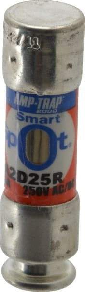 Ferraz Shawmut - 250 VAC/VDC, 25 Amp, Time Delay General Purpose Fuse - Clip Mount, 51mm OAL, 100 at DC, 200 at AC kA Rating, 9/16" Diam - Apex Tool & Supply