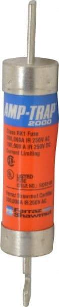 Ferraz Shawmut - 250 VAC/VDC, 100 Amp, Time Delay General Purpose Fuse - Clip Mount, 5-7/8" OAL, 100 at DC, 200 at AC kA Rating, 1-1/16" Diam - Apex Tool & Supply