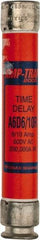 Ferraz Shawmut - 600 VAC/VDC, 0.6 Amp, Time Delay General Purpose Fuse - Clip Mount, 127mm OAL, 100 at DC, 200 at AC kA Rating, 13/16" Diam - Apex Tool & Supply