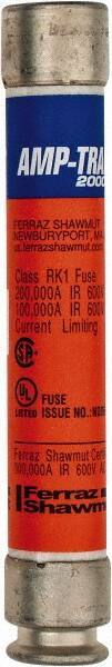Ferraz Shawmut - 600 VAC/VDC, 4 Amp, Time Delay General Purpose Fuse - Clip Mount, 127mm OAL, 100 at DC, 200 at AC kA Rating, 13/16" Diam - Apex Tool & Supply