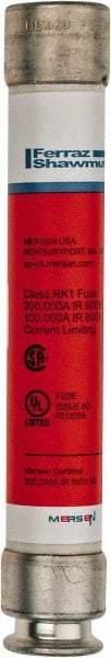 Ferraz Shawmut - 600 VAC/VDC, 5.6 Amp, Time Delay General Purpose Fuse - Clip Mount, 127mm OAL, 100 at DC, 200 at AC kA Rating, 13/16" Diam - Apex Tool & Supply
