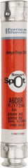 Ferraz Shawmut - 600 VAC/VDC, 8 Amp, Time Delay General Purpose Fuse - Clip Mount, 127mm OAL, 100 at DC, 200 at AC kA Rating, 13/16" Diam - Apex Tool & Supply