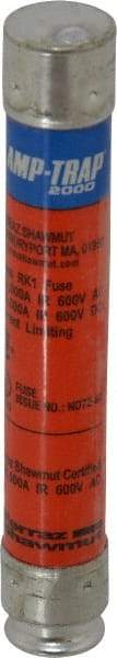 Ferraz Shawmut - 600 VAC/VDC, 10 Amp, Time Delay General Purpose Fuse - Clip Mount, 127mm OAL, 100 at DC, 200 at AC kA Rating, 13/16" Diam - Apex Tool & Supply