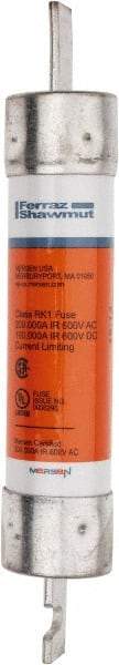 Ferraz Shawmut - 600 VAC/VDC, 90 Amp, Time Delay General Purpose Fuse - Clip Mount, 7-7/8" OAL, 100 at DC, 200 at AC kA Rating, 1-5/16" Diam - Apex Tool & Supply