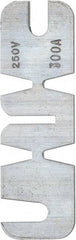 Ferraz Shawmut - 250 VAC, 300 Amp, Fast-Acting Renewable Fuse - Fuse Holder Mount, 8-5/8" OAL, 10 at AC kA Rating, 2-1/16" Diam - Apex Tool & Supply