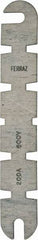 Ferraz Shawmut - 600 VAC, 200 Amp, Fast-Acting Renewable Fuse - Fuse Holder Mount, 9-5/8" OAL, 10 at AC kA Rating, 1-13/16" Diam - Apex Tool & Supply