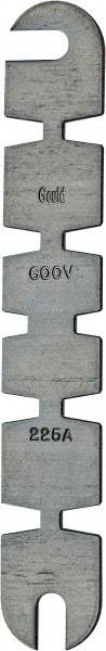 Ferraz Shawmut - 600 VAC, 225 Amp, Fast-Acting Renewable Fuse - Fuse Holder Mount, 11-5/8" OAL, 10 at AC kA Rating, 2-9/16" Diam - Apex Tool & Supply