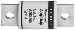 Ferraz Shawmut - 250 VAC, 15 Amp, Fast-Acting Semiconductor/High Speed Fuse - Bolt-on Mount, 2" OAL, 9/16" Diam - Apex Tool & Supply