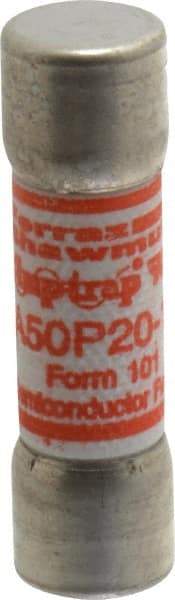Ferraz Shawmut - 450 VDC, 500 VAC, 20 Amp, Fast-Acting Semiconductor/High Speed Fuse - Clip Mount, 50.8mm OAL, 100 at AC, 79 at DC kA Rating, 9/16" Diam - Apex Tool & Supply