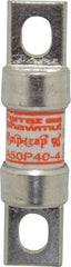 Ferraz Shawmut - 450 VDC, 500 VAC, 40 Amp, Fast-Acting Semiconductor/High Speed Fuse - Bolt-on Mount, 3-3/16" OAL, 100 at AC, 79 at DC kA Rating, 13/16" Diam - Apex Tool & Supply