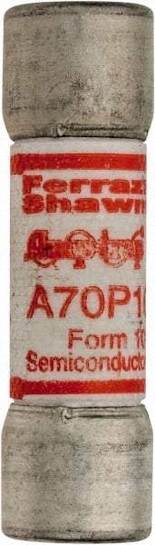 Ferraz Shawmut - 650 VDC, 700 VAC, 10 Amp, Fast-Acting Semiconductor/High Speed Fuse - Clip Mount, 50.8mm OAL, 100 at AC/DC kA Rating, 9/16" Diam - Apex Tool & Supply