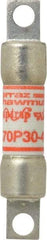Ferraz Shawmut - 650 VDC, 700 VAC, 30 Amp, Fast-Acting Semiconductor/High Speed Fuse - Bolt-on Mount, 2-7/8" OAL, 100 at AC/DC kA Rating, 9/16" Diam - Apex Tool & Supply