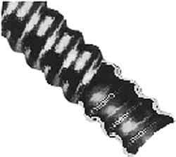 Made in USA - 1-1/2" Trade Size, 50' Long, Flexible Reduced Wall Flex Conduit - Aluminum, 1-1/2" ID - Apex Tool & Supply