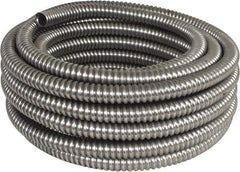 Made in USA - 3/4" Trade Size, 50' Long, Flexible Reduced Wall Flex Conduit - Aluminum - Apex Tool & Supply