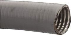 Made in USA - 1-1/4" Trade Size, 50' Long, Flexible Liquidtight Conduit - Steel - Apex Tool & Supply