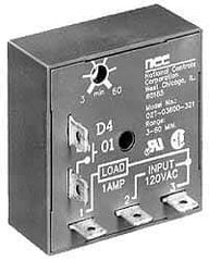 NCC - 5 Pin, Time Delay Relay - 1 at Resistive or Inductive Load Contact Amp, 120 VAC, On Board Trimpot - Apex Tool & Supply