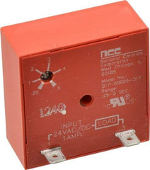 NCC - 2 Pin, Time Delay Relay - 1 at Resistive or Inductive Load Contact Amp, 24 VAC/VDC, On Board Trimpot - Apex Tool & Supply