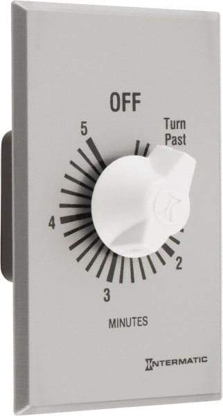 Intermatic - 5 min Indoor Analog Spring-wound Mechanical Timer - 125 VAC, - Apex Tool & Supply