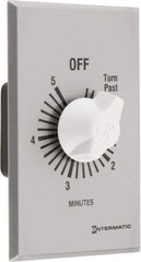 Intermatic - 5 min Indoor Analog Spring-wound Mechanical Timer - 125 VAC, - Apex Tool & Supply