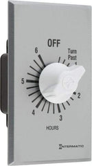 Intermatic - 6 hr Indoor Analog Spring-wound Mechanical Timer - 125 VAC, 50/60 Hz, - Apex Tool & Supply