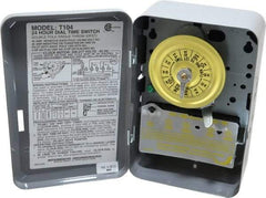 Intermatic - 24 hr Indoor Analog Electromechanical Timer Switch - 1 to 12 On/Off, 208 to 277 VAC, 60 Hz, - Apex Tool & Supply