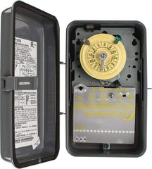 Intermatic - 24 hr Outdoor Analog Electromechanical Timer Switch - 1 to 12 On/Off, 125 VAC, 60 Hz, - Apex Tool & Supply