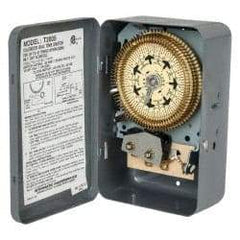 Intermatic - 7 Day Indoor Analog Electromechanical Timer Switch - 6 On/Off per Day, 120 VAC, 60 Hz, - Apex Tool & Supply