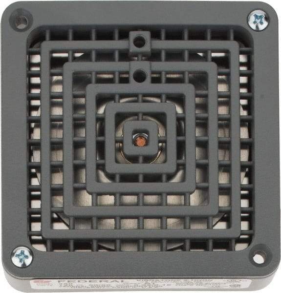 Federal Signal Corp - 120 Volt Electronic Horn - 0.18 Amps, 110 Decibles at 10', Vibrating, Waterproof - Apex Tool & Supply