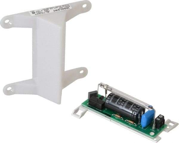 Federal Signal Corp - 120 VAC, 3R NEMA Rated, Strobe Tube, Clear, Strobe Light - 80 Flashes per min, 3.94 Inch Diameter, 3-7/8 Inch High, IP44 Ingress Rating, Surface Mount - Apex Tool & Supply