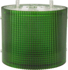 Federal Signal Corp - Incandescent Lamp, Green, Flashing and Steady, Stackable Tower Light Module - 24 VDC, 0.76 Amp, 1 NEMA Rated, Base Mount - Apex Tool & Supply